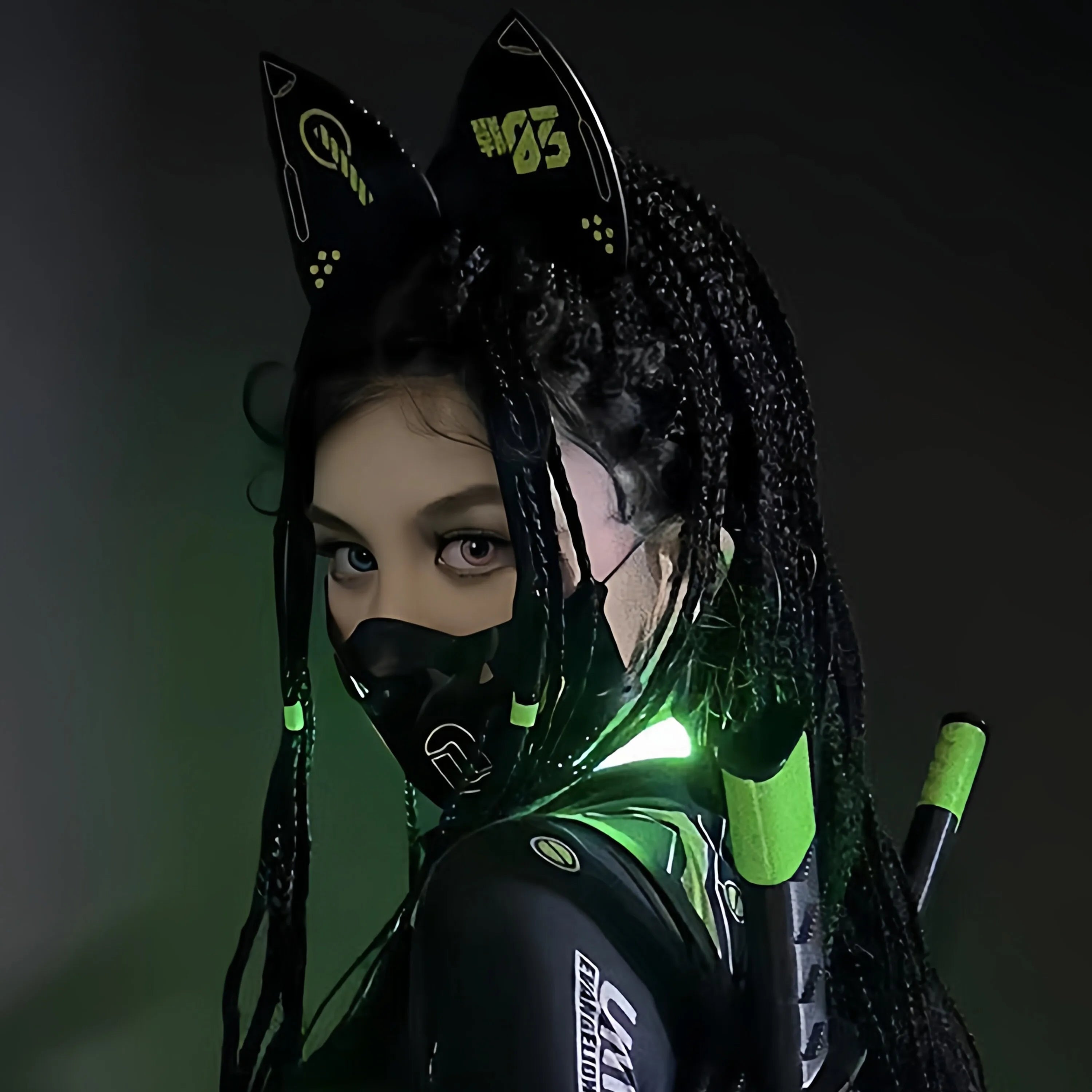 Tactical Techwear Punk Mask Man Woman Sci-fi Mechanical Mechs Face Mask Halloween Carnival Music Festival Cosplay Props